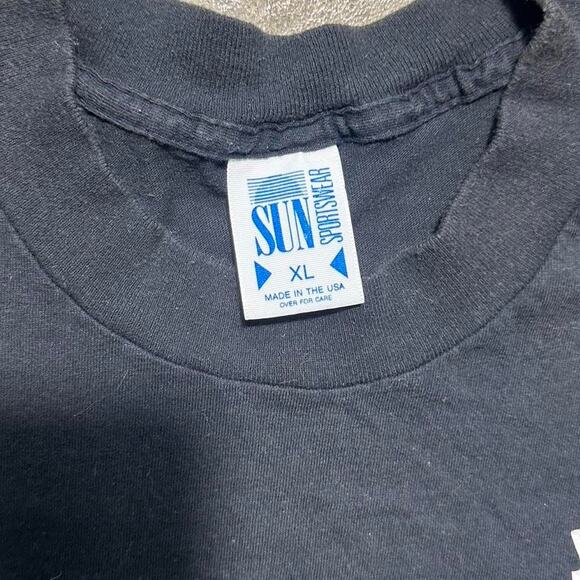 Vintage 90s Single Stitch Pepsi Promo Tee Black "Uh Huh Got The Right One" Shirt - Picture 4 of 4